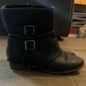 Black ankle boots